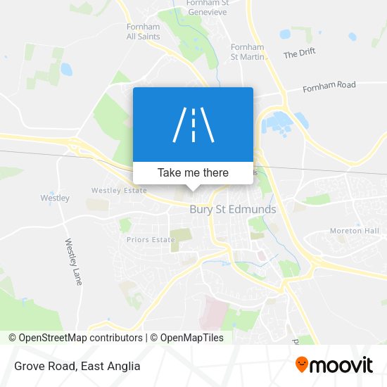 Grove Road map