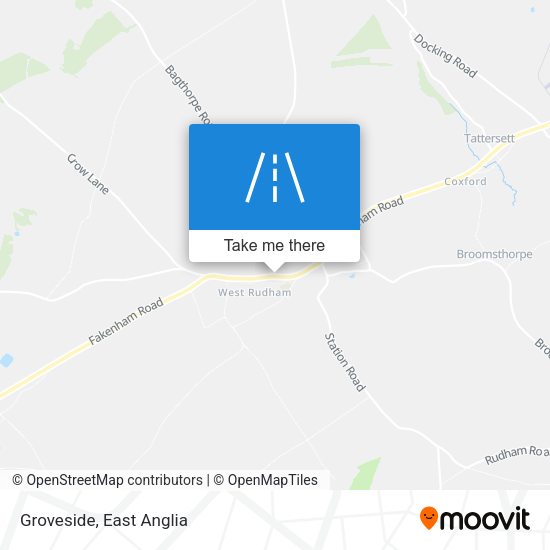 Groveside map