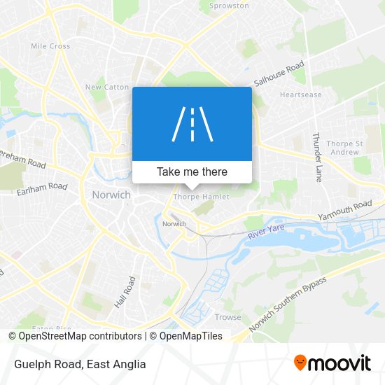 Guelph Road map