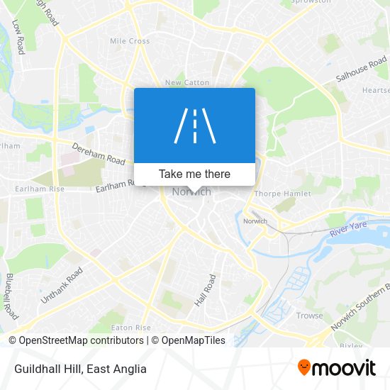 Guildhall Hill map