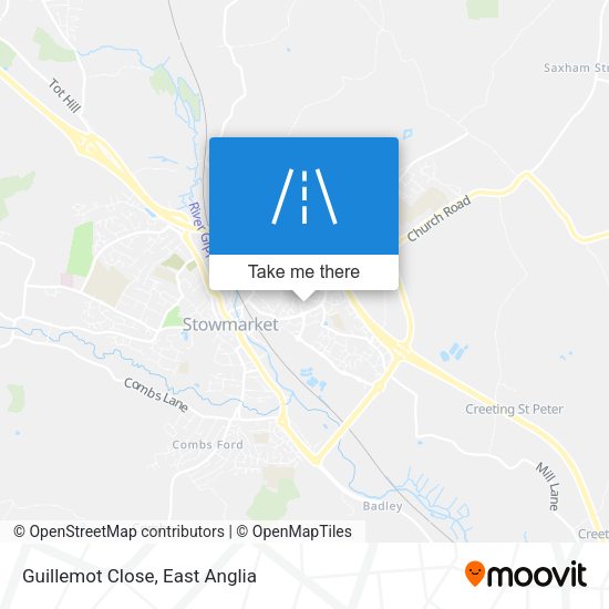 Guillemot Close map