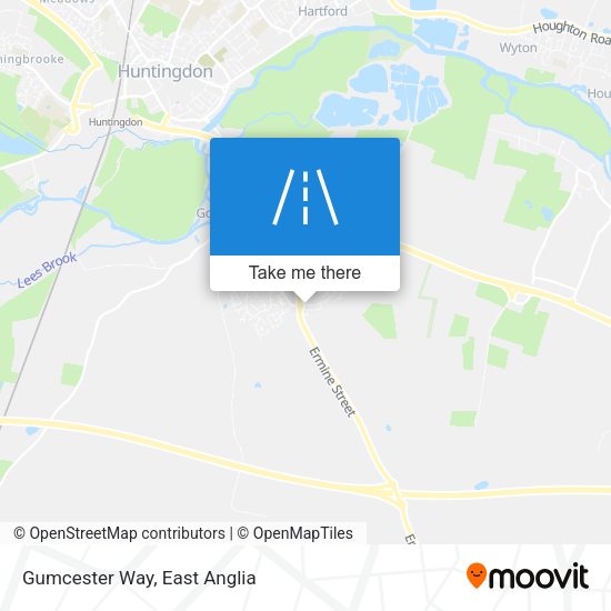 Gumcester Way map