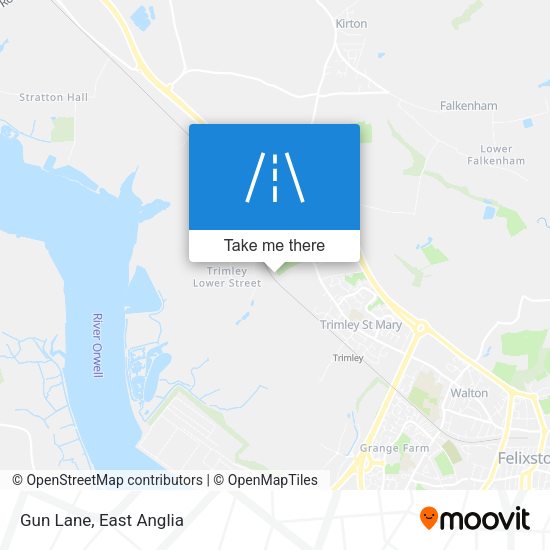 Gun Lane map