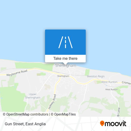 Gun Street map
