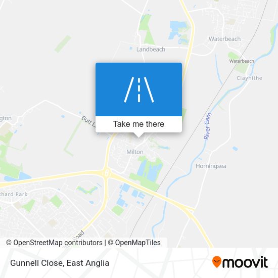 Gunnell Close map