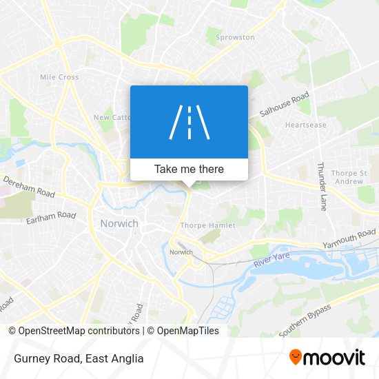 Gurney Road map