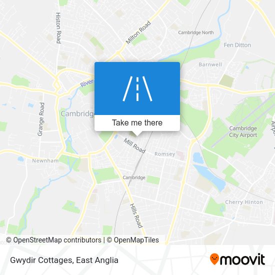 Gwydir Cottages map