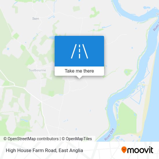 High House Farm Road map