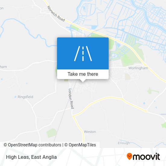 High Leas map