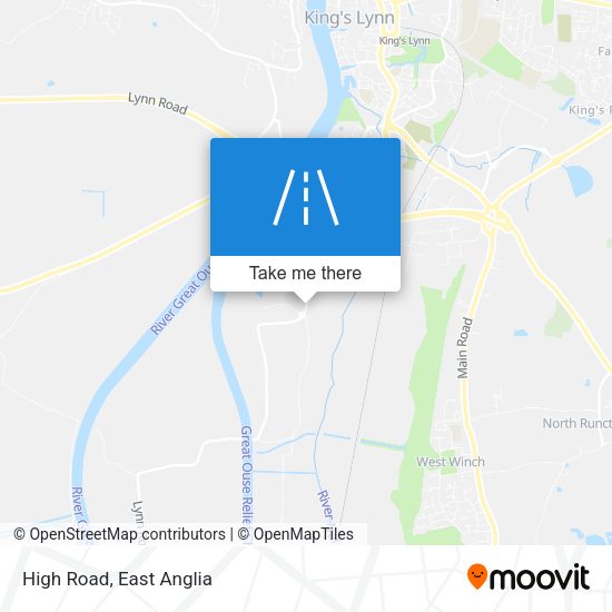 High Road map