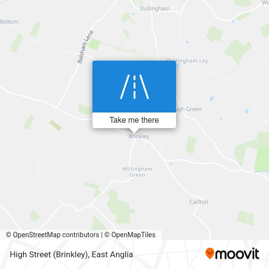 High Street (Brinkley) map