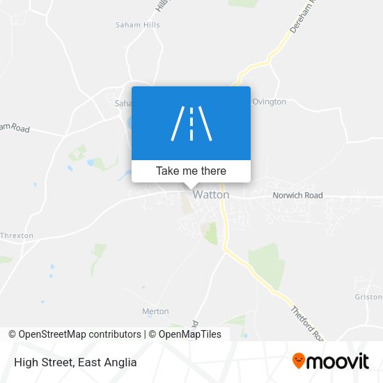 High Street map