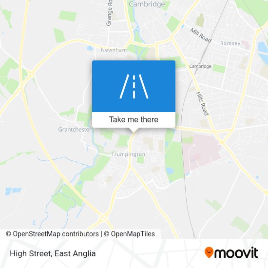 High Street map