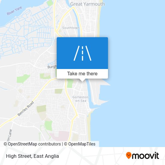 High Street map