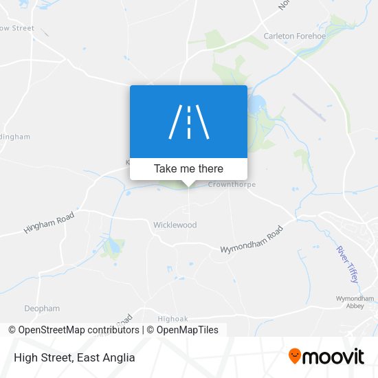 High Street map