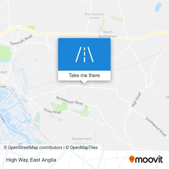 High Way map