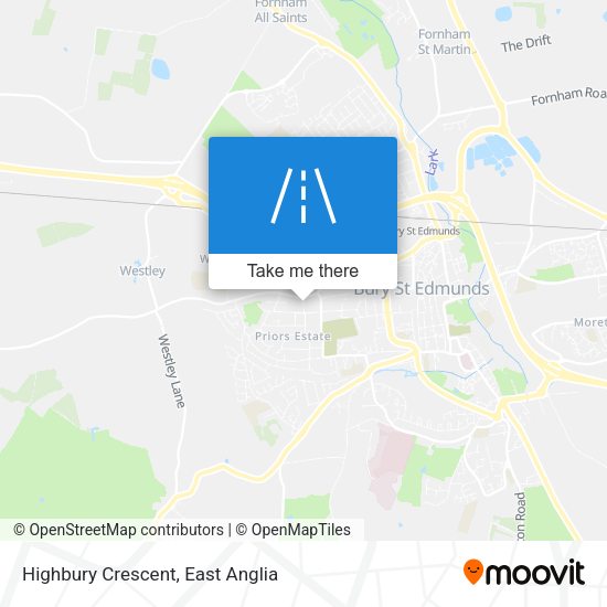 Highbury Crescent map