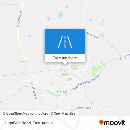Highfield Road map