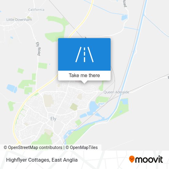 Highflyer Cottages map