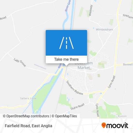 Fairfield Road map