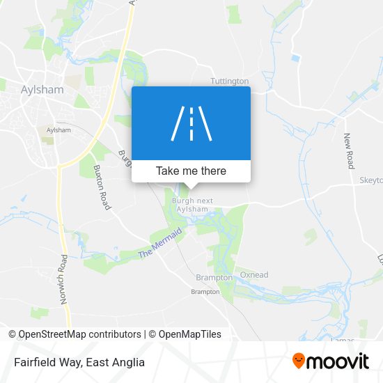 Fairfield Way map