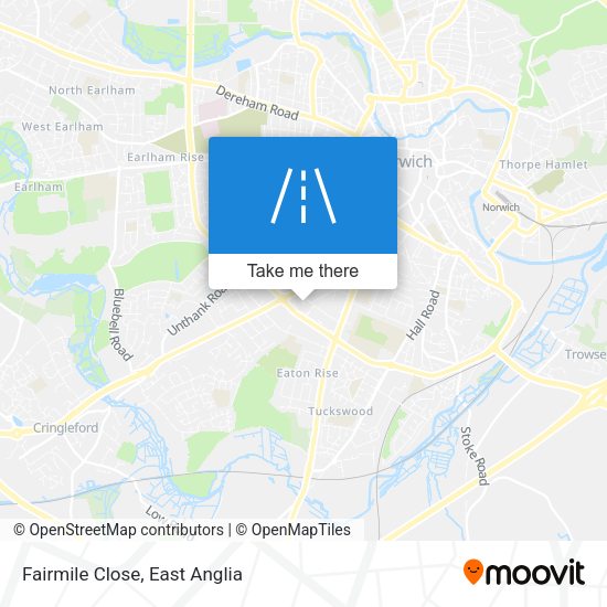 Fairmile Close map