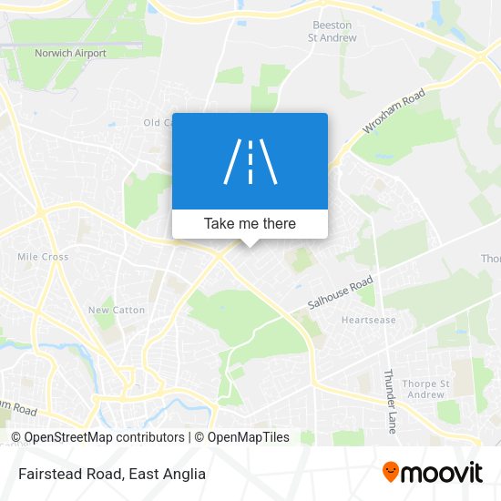 Fairstead Road map