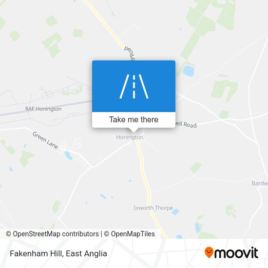 Fakenham Hill map