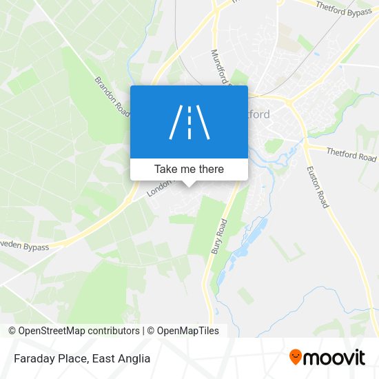 Faraday Place map