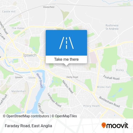 Faraday Road map