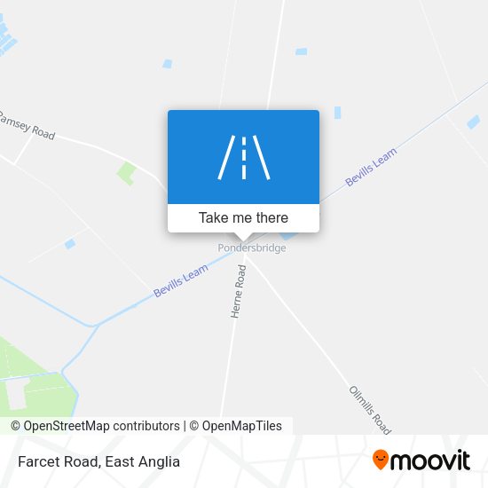 Farcet Road map