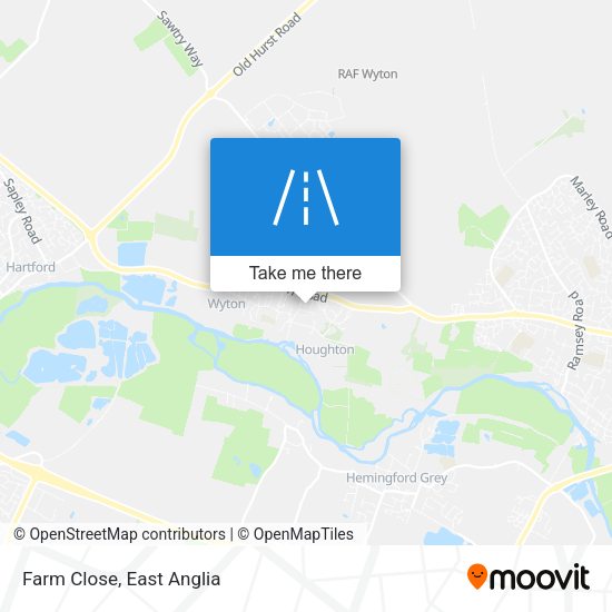 Farm Close map