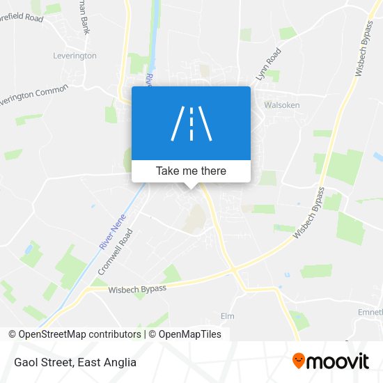 Gaol Street map