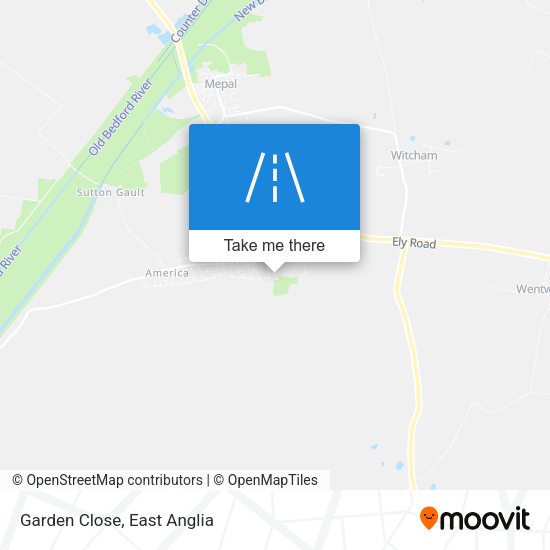 Garden Close map