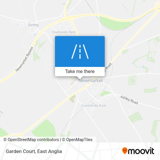 Garden Court map
