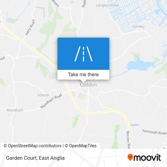 Garden Court map