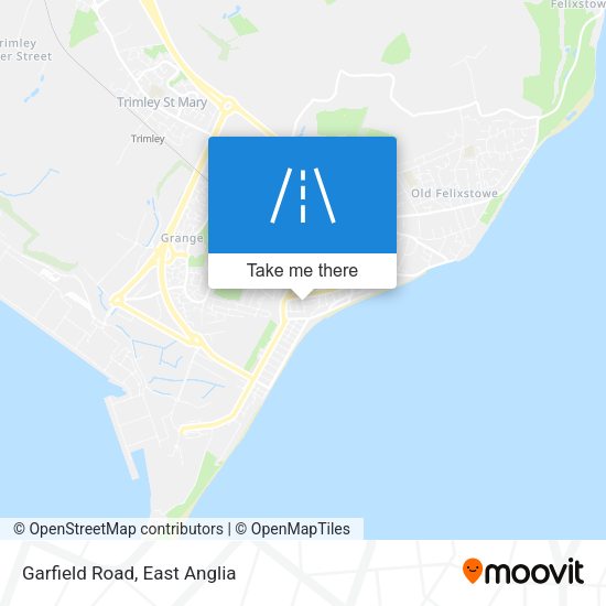 Garfield Road map