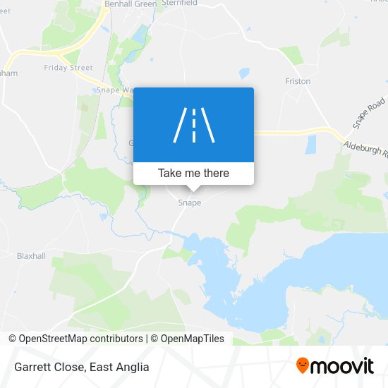 Garrett Close map