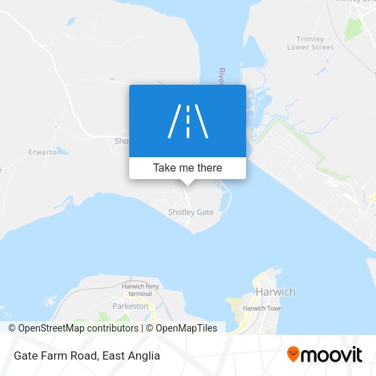 Gate Farm Road map