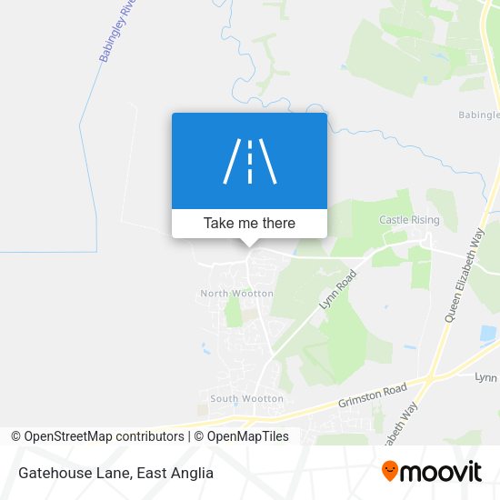 Gatehouse Lane map