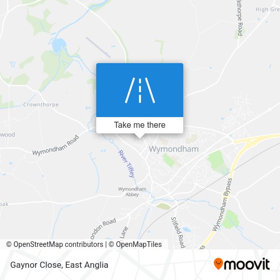 Gaynor Close map