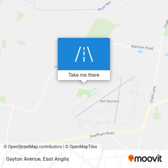 Gayton Avenue map