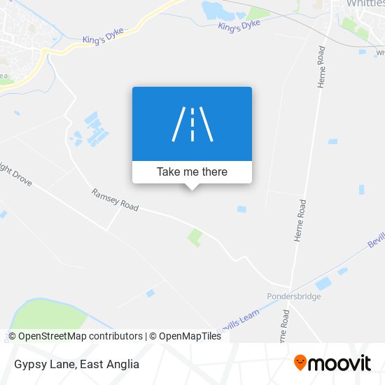 Gypsy Lane map