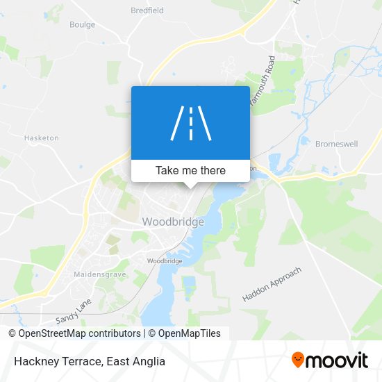 Hackney Terrace map