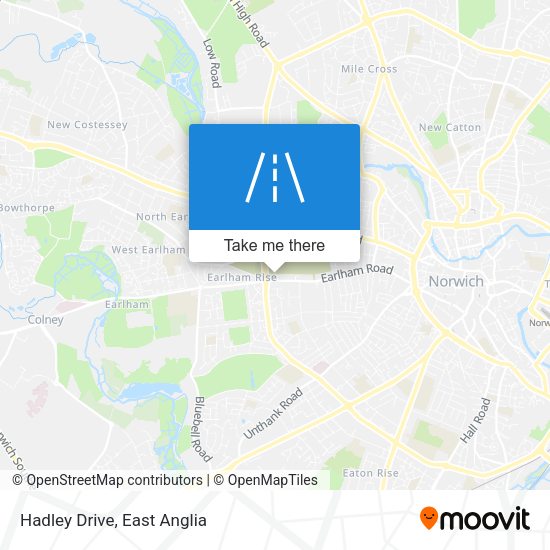 Hadley Drive map