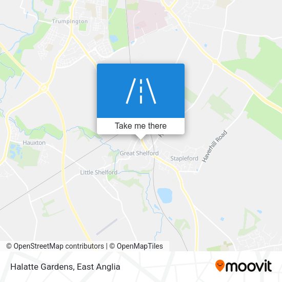 Halatte Gardens map