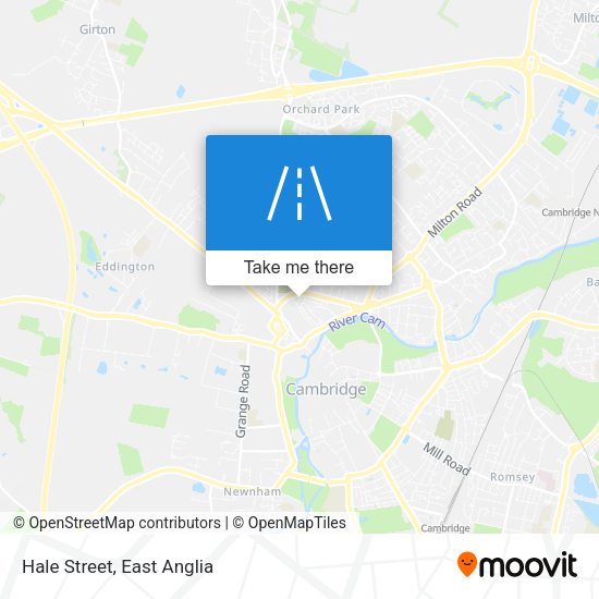 Hale Street map