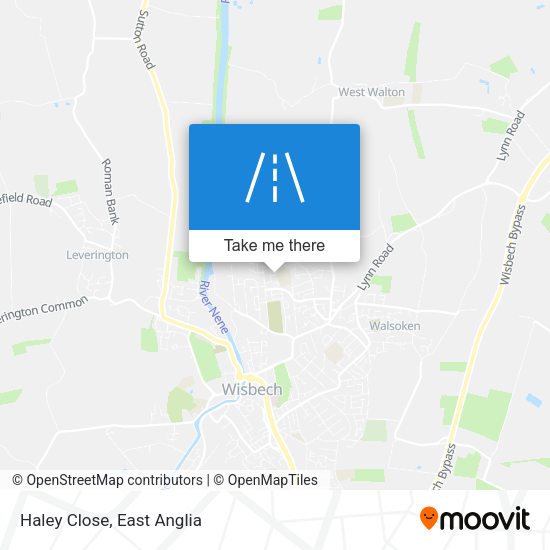 Haley Close map
