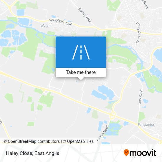 Haley Close map