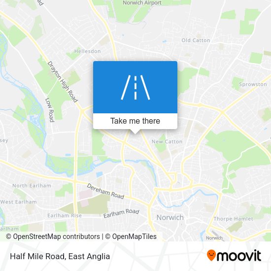 Half Mile Road map
